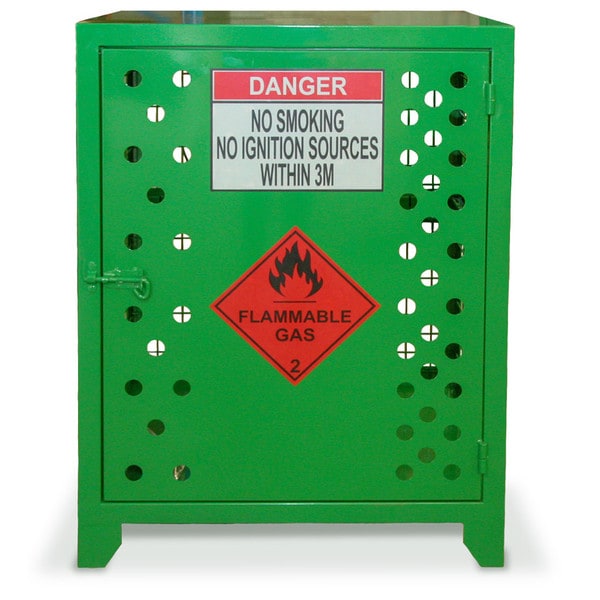 GSC4 Gas Cylinder Storage Cabinet - 4 Bottle | Gas bottle storage | AS4332 | Safety cabinets | Ecospill | Brisbane Sydney Melbourne Adelaide Perth | Canberra | Best gas bottle storage | best practice